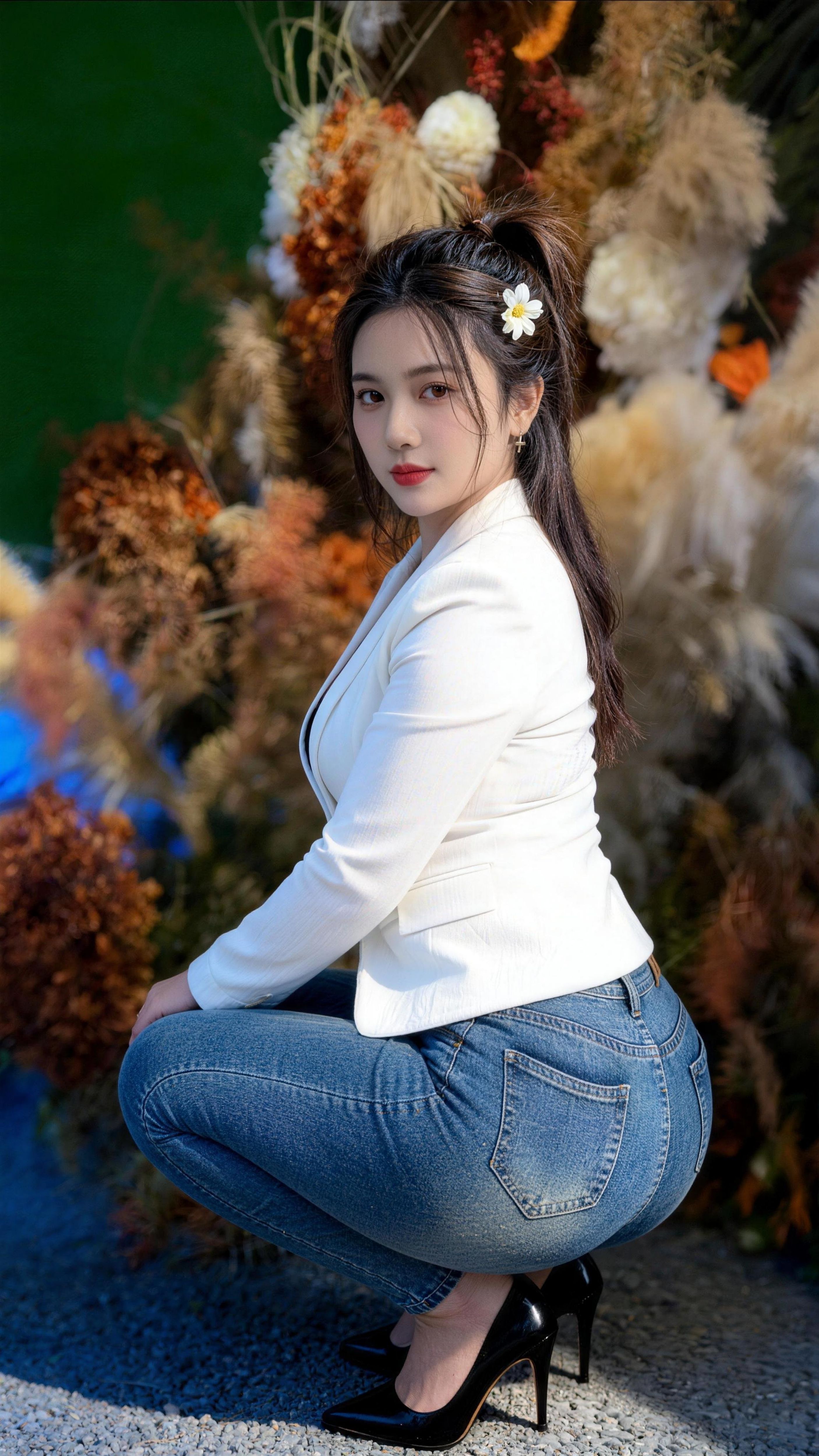 [高清套图]为你而醉,微胖美女牛仔裤-30p